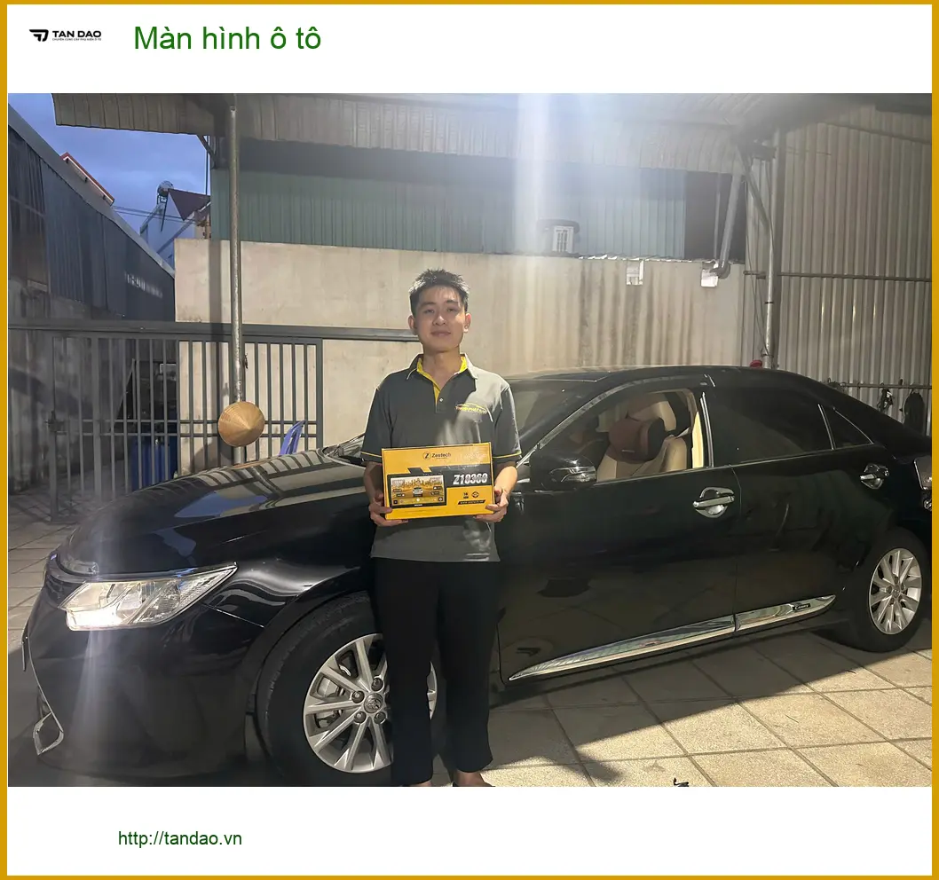 Anh Khang lắp màn hình ô tô cho xe Hyundai Accent tại Quận Thủ Đức ảnh thực tế 4