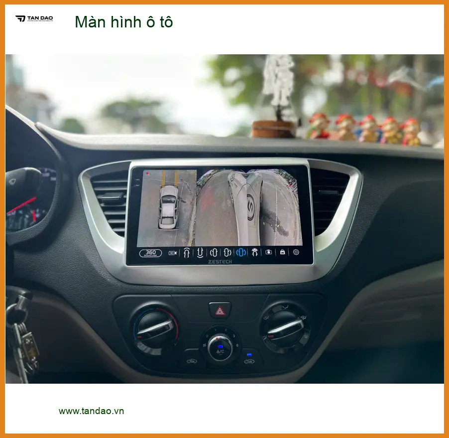 Anh Khôi nâng cấp màn hình ô tô Hyundai SantaFe tại Quận 12 để trải nghiệm lái tốt hơn ảnh thực tế 2