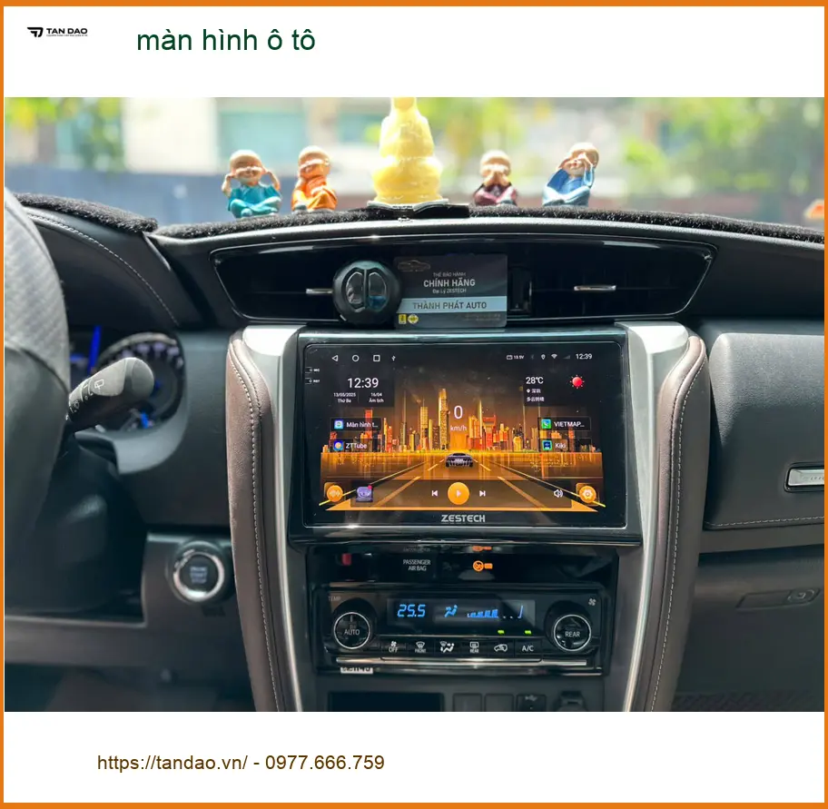 Anh Khải lắp màn hình ô tô Hyundai Creta tại Hóc Môn trải nghiệm lái tốt hơn ảnh thực tế 3
