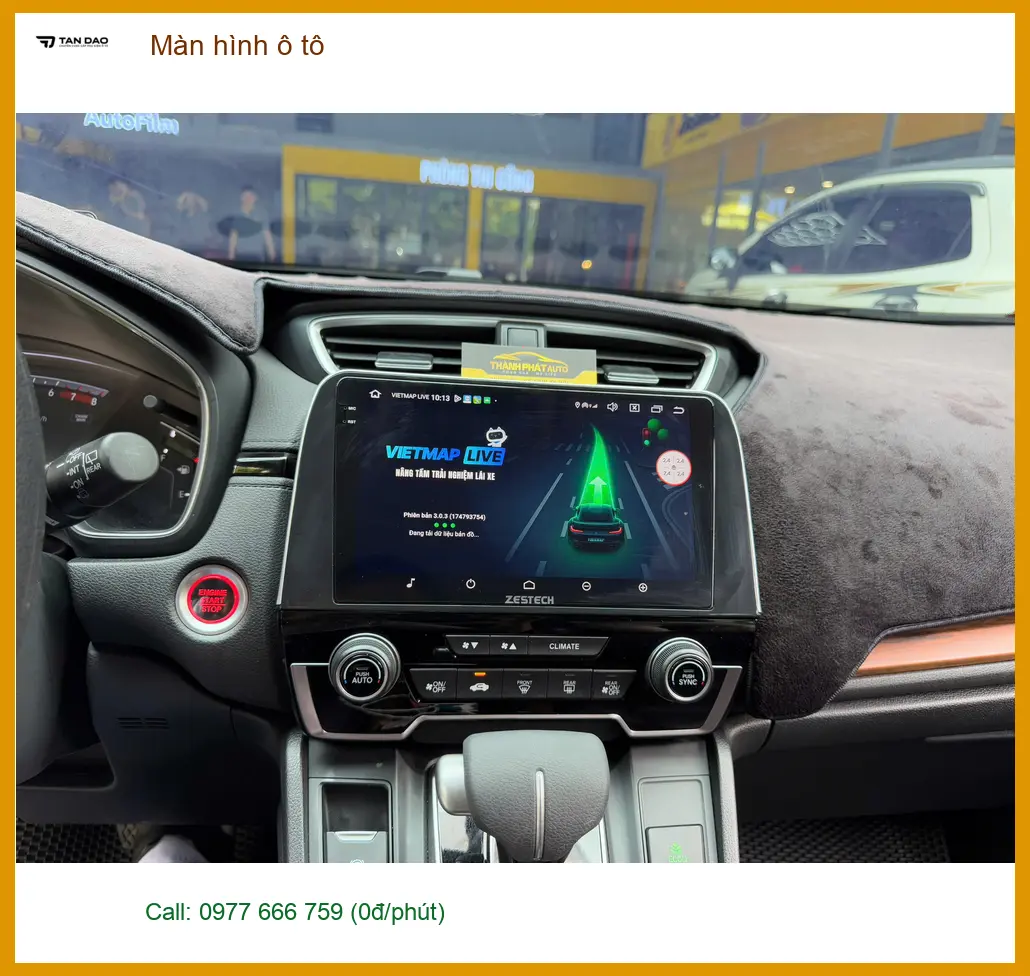 Anh Quang lắp màn hình Android ô tô cho Kia Carnival tại Quận 9 vì màn zin thiếu tính năng ảnh thực tế 3