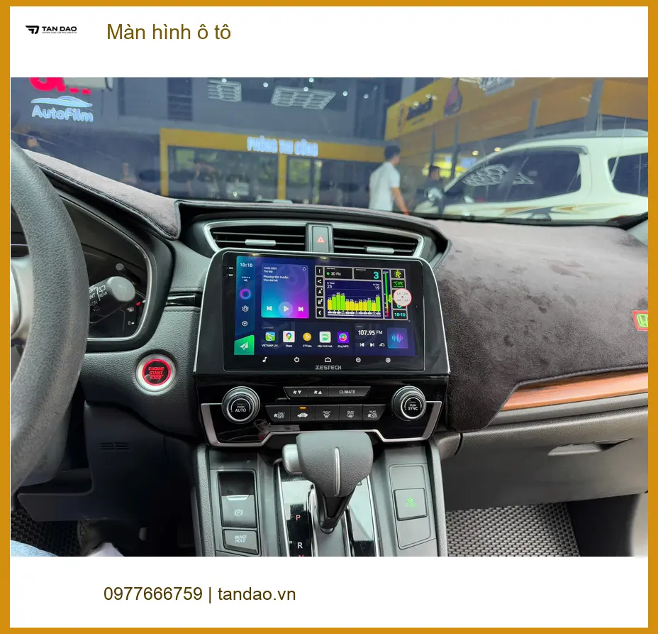 Anh Quang lắp màn hình Android ô tô cho Kia Carnival tại Quận 9 vì màn zin thiếu tính năng ảnh thực tế 4