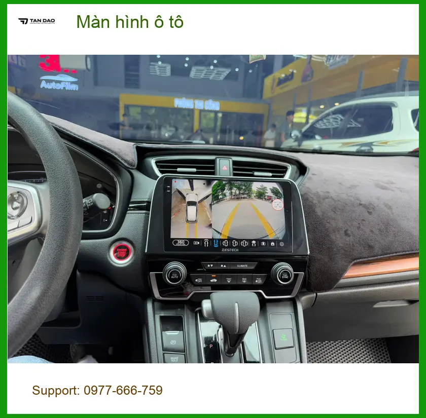 Anh Quang lắp màn hình Android ô tô cho Kia Carnival tại Quận 9 vì màn zin thiếu tính năng ảnh thực tế 5