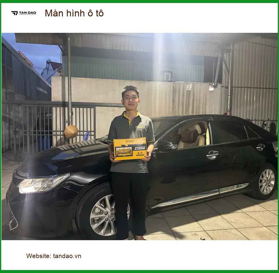 Anh Kiên lắp màn hình ô tô Hyundai Accent tại Hóc Môn vì màn hình cũ kém chức năng ảnh thực tế 3