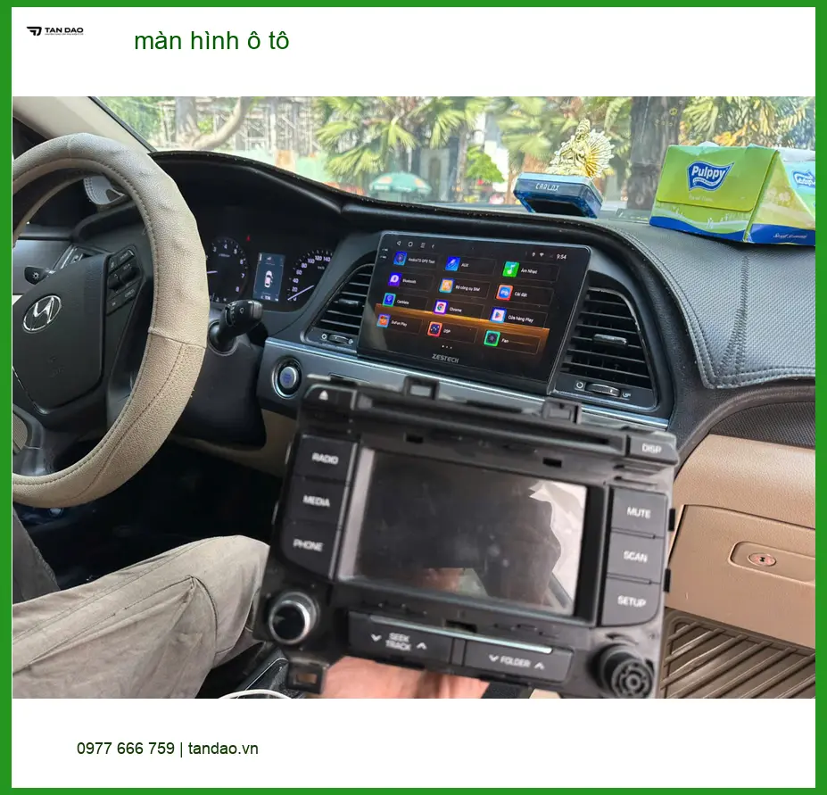 Chị Mai nâng cấp màn hình ô tô Android cho Mazda CX-5 ở Quận 2 để tiện xem bản đồ ảnh thực tế 4