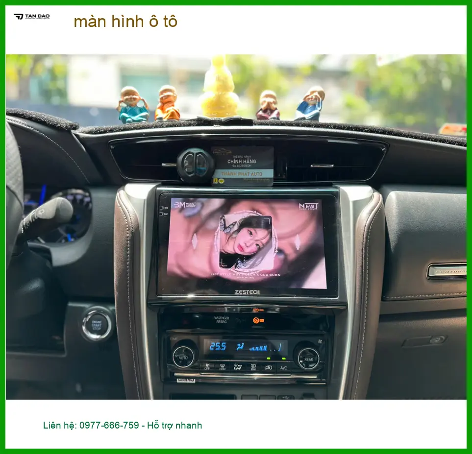 Anh Đạt lắp màn hình ô tô cho Ford Everest tại Quận 12 vì màn hình zin không có Google Maps. ảnh thực tế 2