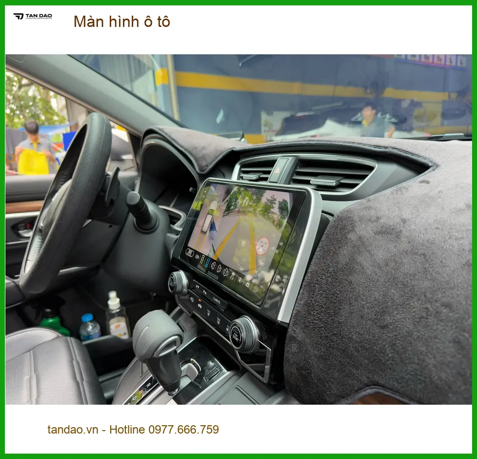 Chị Thảo nâng cấp màn hình ô tô cho Hyundai Accent tại Quận 12 để tiện theo dõi bản đồ ảnh thực tế 4