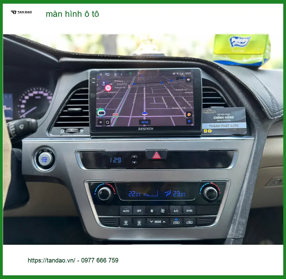 Chị Thùy Anh nâng cấp màn hình ô tô Hyundai Accent tại Quận 11 ảnh thực tế 4