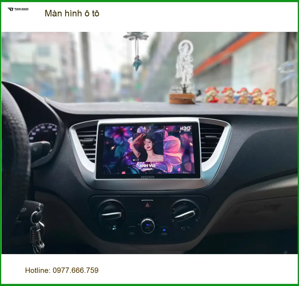 Chị Thảo lắp màn hình ô tô Hyundai Accent tại Quận Thủ Đức - Nâng tầm giải trí