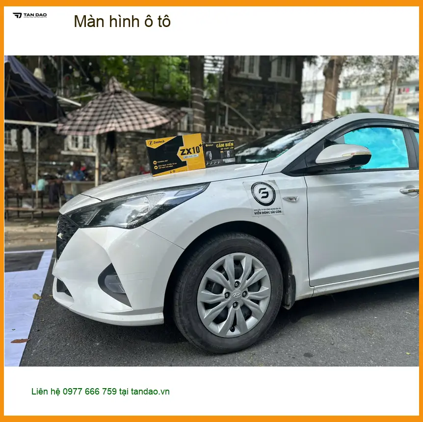 Chị Thảo lắp màn hình ô tô Hyundai Accent tại Quận Thủ Đức - Nâng tầm giải trí ảnh thực tế 3