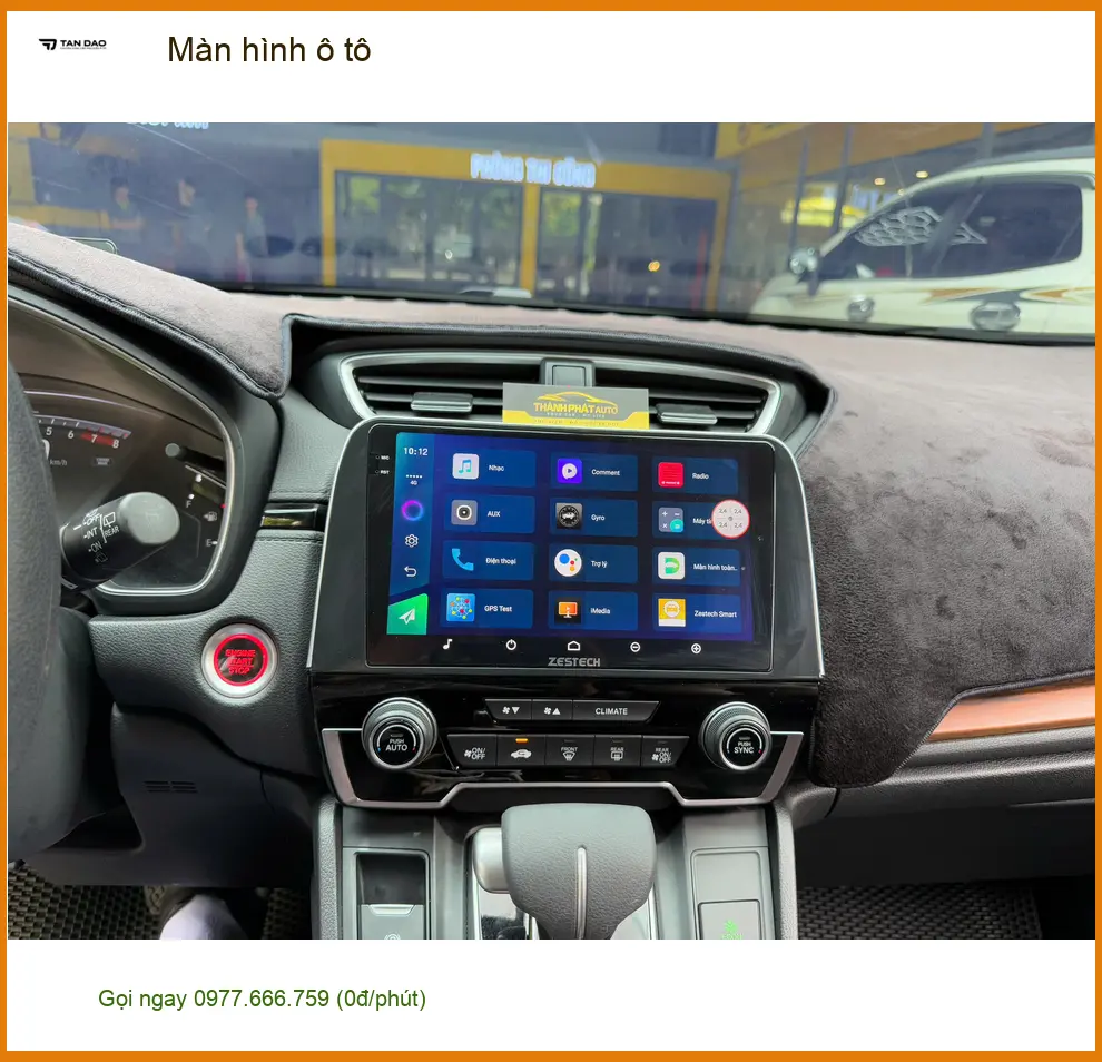 Anh Đăng Khoa lắp màn hình ô tô Kia Carnival tại Thủ Đức để xem YouTube. ảnh thực tế 3