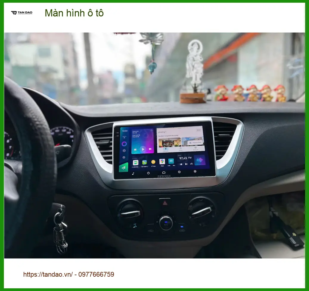 Anh Cường lắp màn hình ô tô Honda CR-V tại Bình Chánh nâng tầm giải trí ảnh thực tế 2