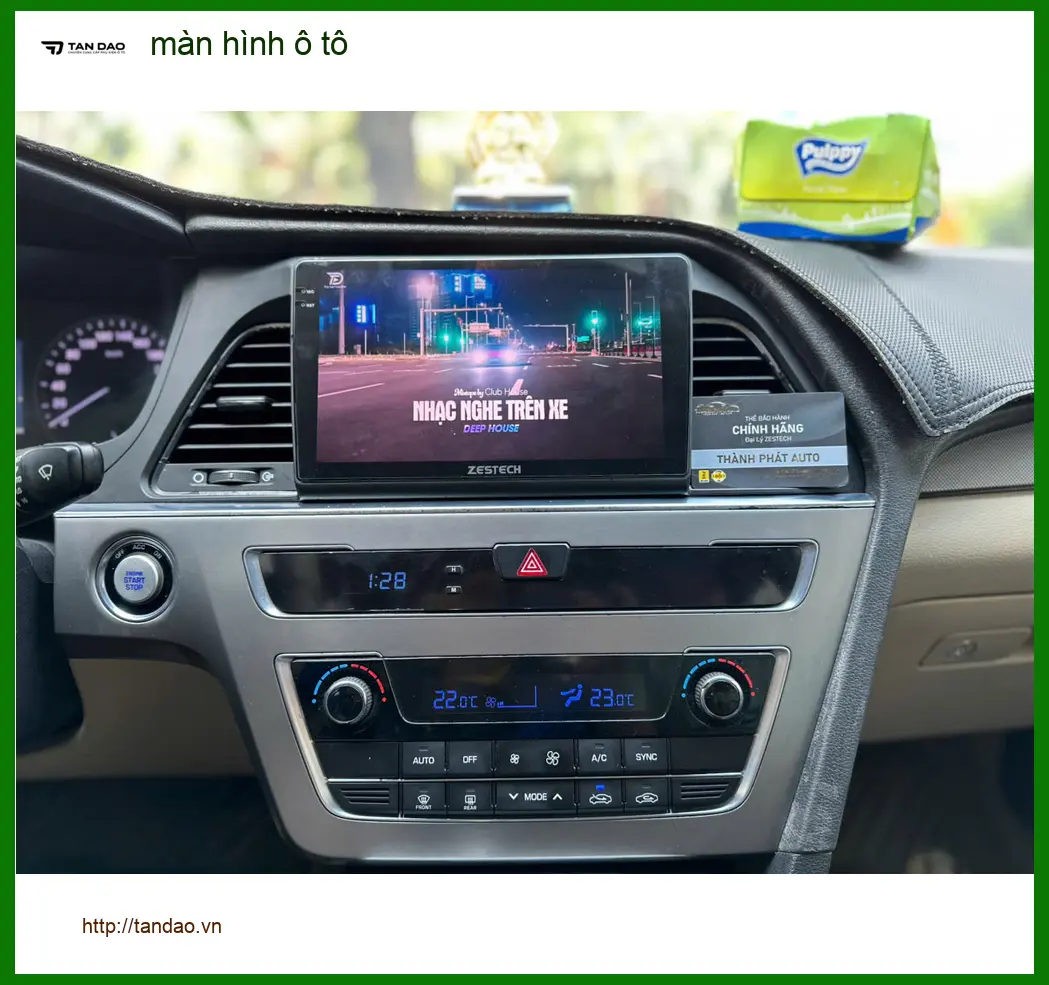 Anh Tấn lắp màn hình ô tô cho Hyundai Accent tại Nhà Bè để dễ dàng xem bản đồ ảnh thực tế 3