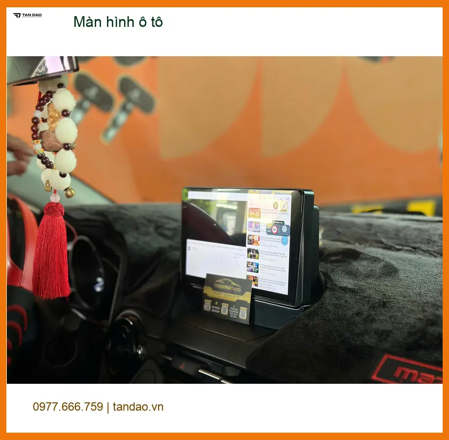 Anh Minh nâng cấp Màn hình ô tô Hyundai Accent tại Quận 4 do màn zin lỗi ảnh thực tế 3