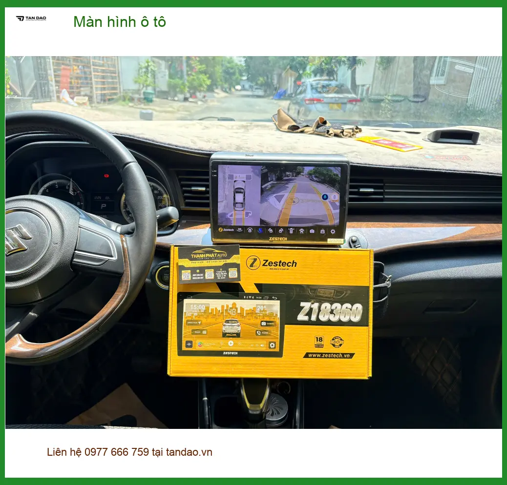 Anh Dũng lắp màn hình ô tô Hyundai Accent giải trí dẫn đường thông minh Quận 1 ảnh thực tế 4