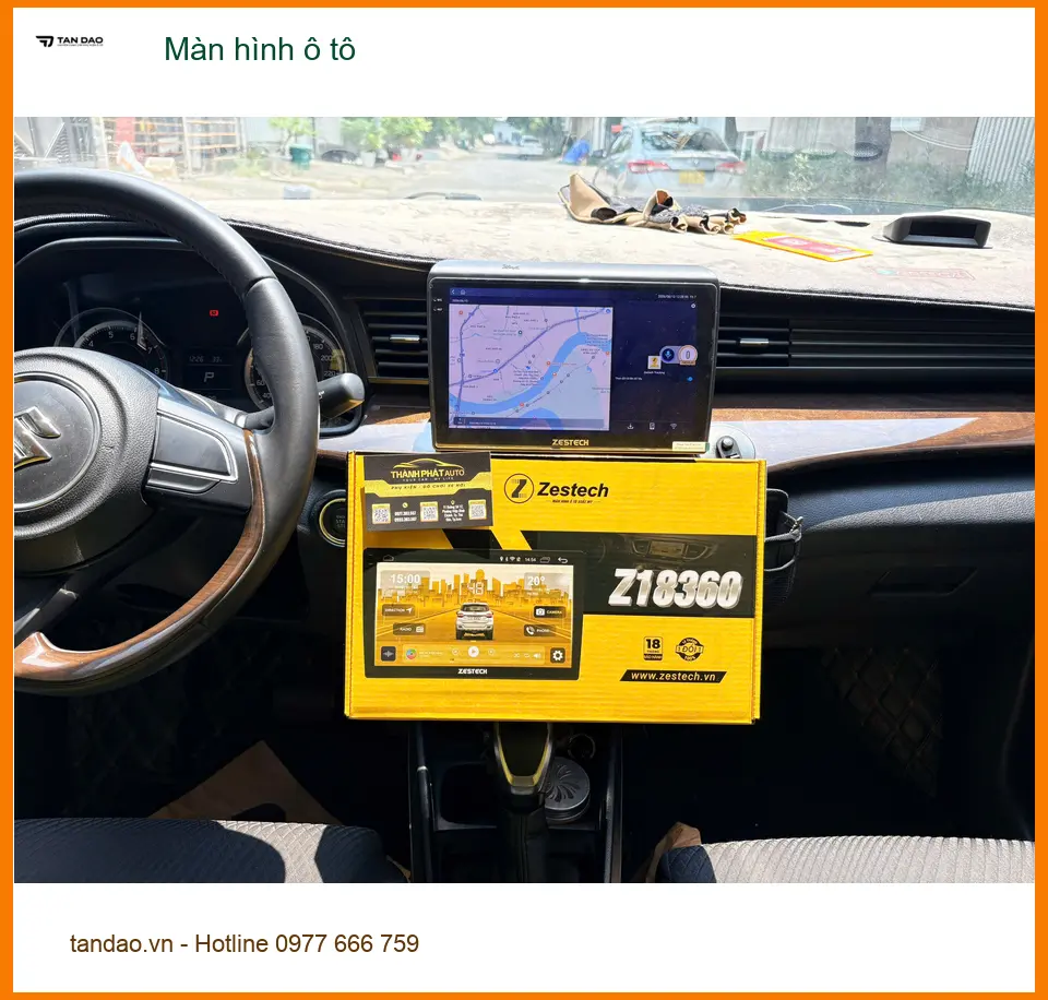 Anh Dũng lắp màn hình ô tô Hyundai Accent giải trí dẫn đường thông minh Quận 1 ảnh thực tế 5