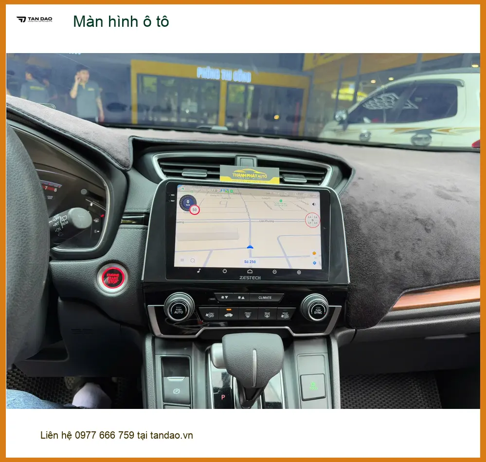 Anh Minh lắp màn hình ô tô cho Ford Everest tại Củ Chi vì màn zin quá hạn chế tính năng ảnh thực tế 3