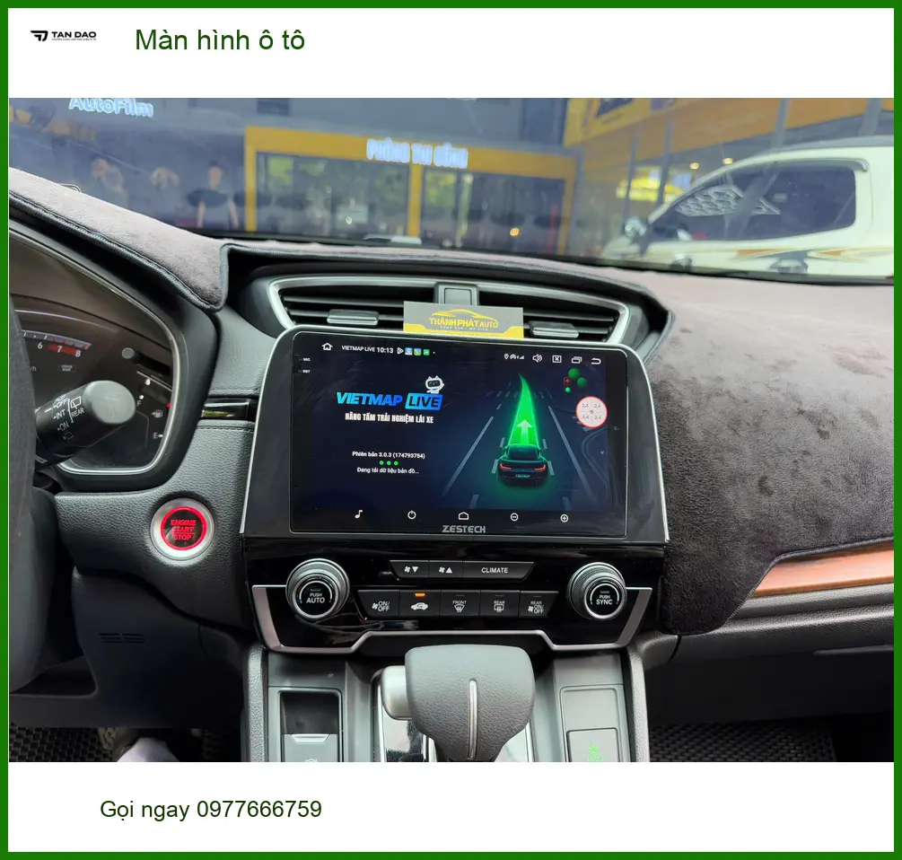 Anh Minh lắp màn hình ô tô cho Ford Everest tại Củ Chi vì màn zin quá hạn chế tính năng ảnh thực tế 4