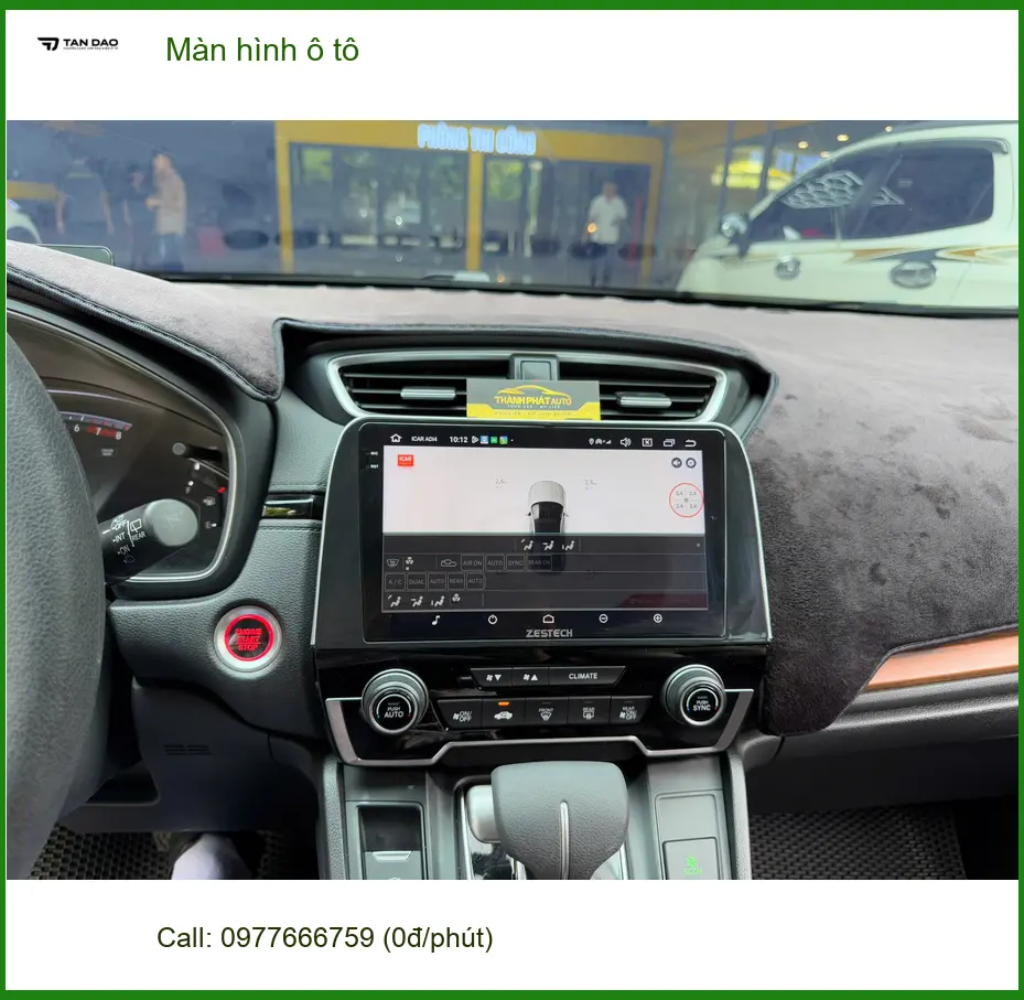 Anh Minh lắp màn hình ô tô cho Ford Everest tại Củ Chi vì màn zin quá hạn chế tính năng ảnh thực tế 5