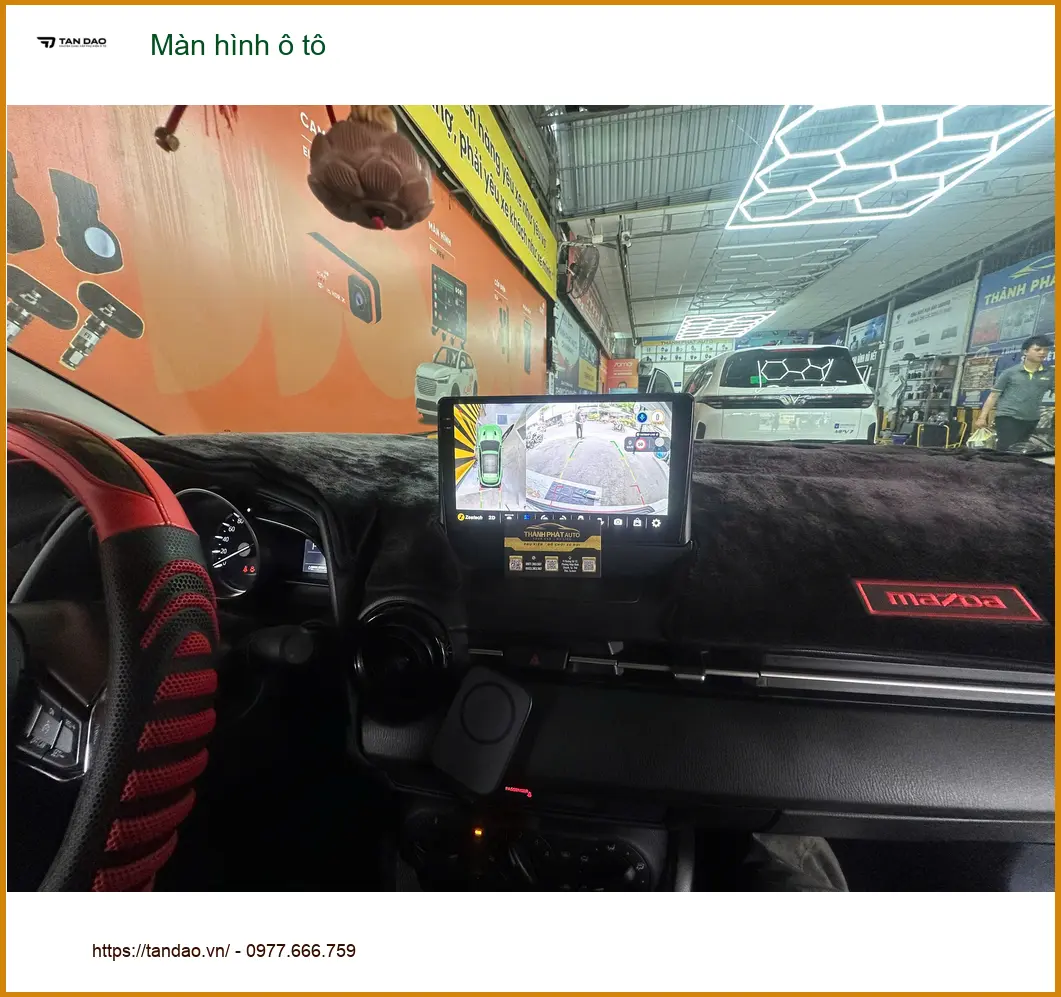 Anh Trường lắp màn hình ô tô Hyundai Kona tại Quận 6 vì màn zin không đủ tính năng giải trí ảnh thực tế 2