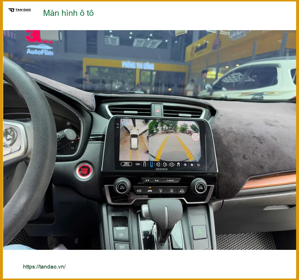 Anh Khải nâng cấp màn hình ô tô cho Hyundai Accent tại Quận Gò Vấp để tiện dẫn đường ảnh thực tế 2
