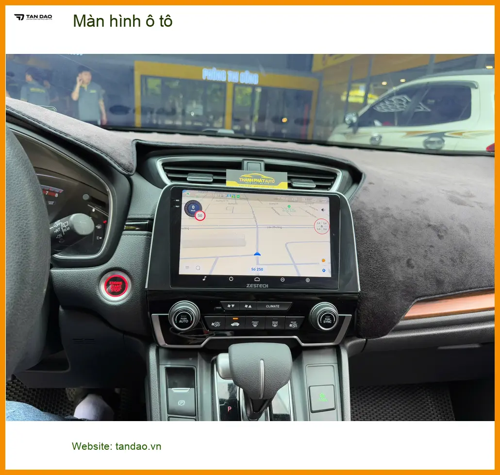 Anh Khải nâng cấp màn hình ô tô cho Hyundai Accent tại Quận Gò Vấp để tiện dẫn đường ảnh thực tế 4