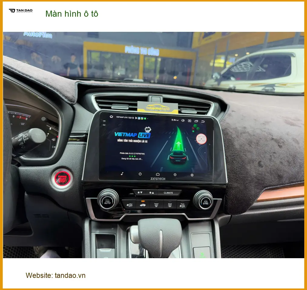 Anh Khải nâng cấp màn hình ô tô cho Hyundai Accent tại Quận Gò Vấp để tiện dẫn đường ảnh thực tế 5