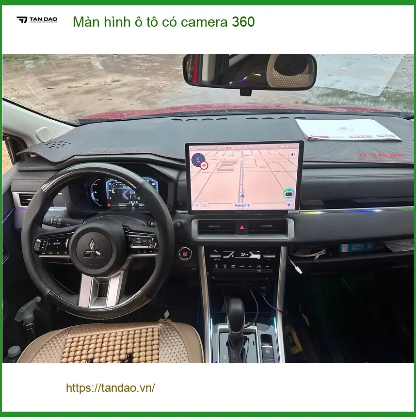 Chị Mai Anh lắp màn hình ô tô có camera 360 Kia Carnival tại Thủ Đức