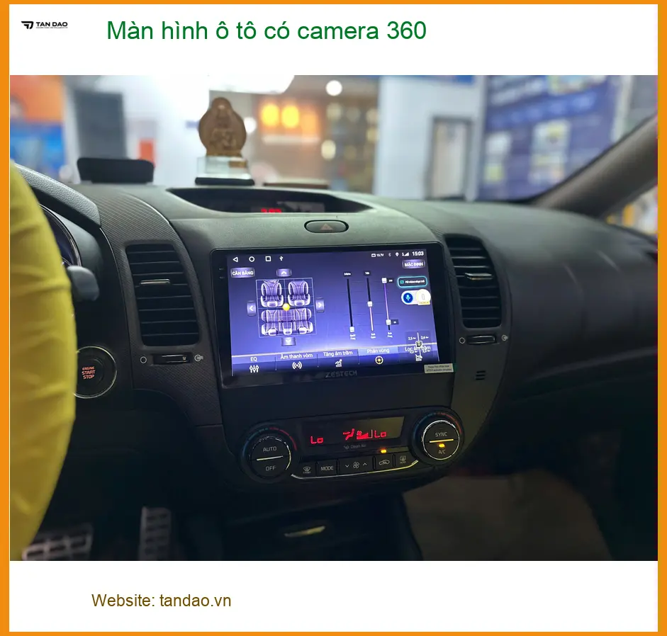 Anh Tùng lắp màn hình ô tô có camera 360 cho Kia Carnival ở Quận 4 ảnh thực tế 2