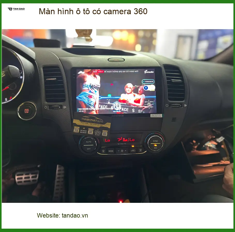 Anh Tùng lắp màn hình ô tô có camera 360 cho Kia Carnival ở Quận 4 ảnh thực tế 3