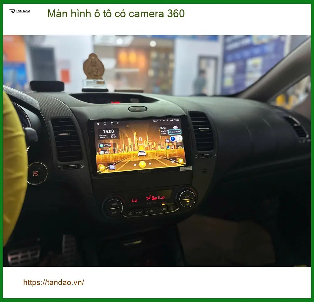 Anh Tùng lắp màn hình ô tô có camera 360 cho Kia Carnival ở Quận 4 ảnh thực tế 4