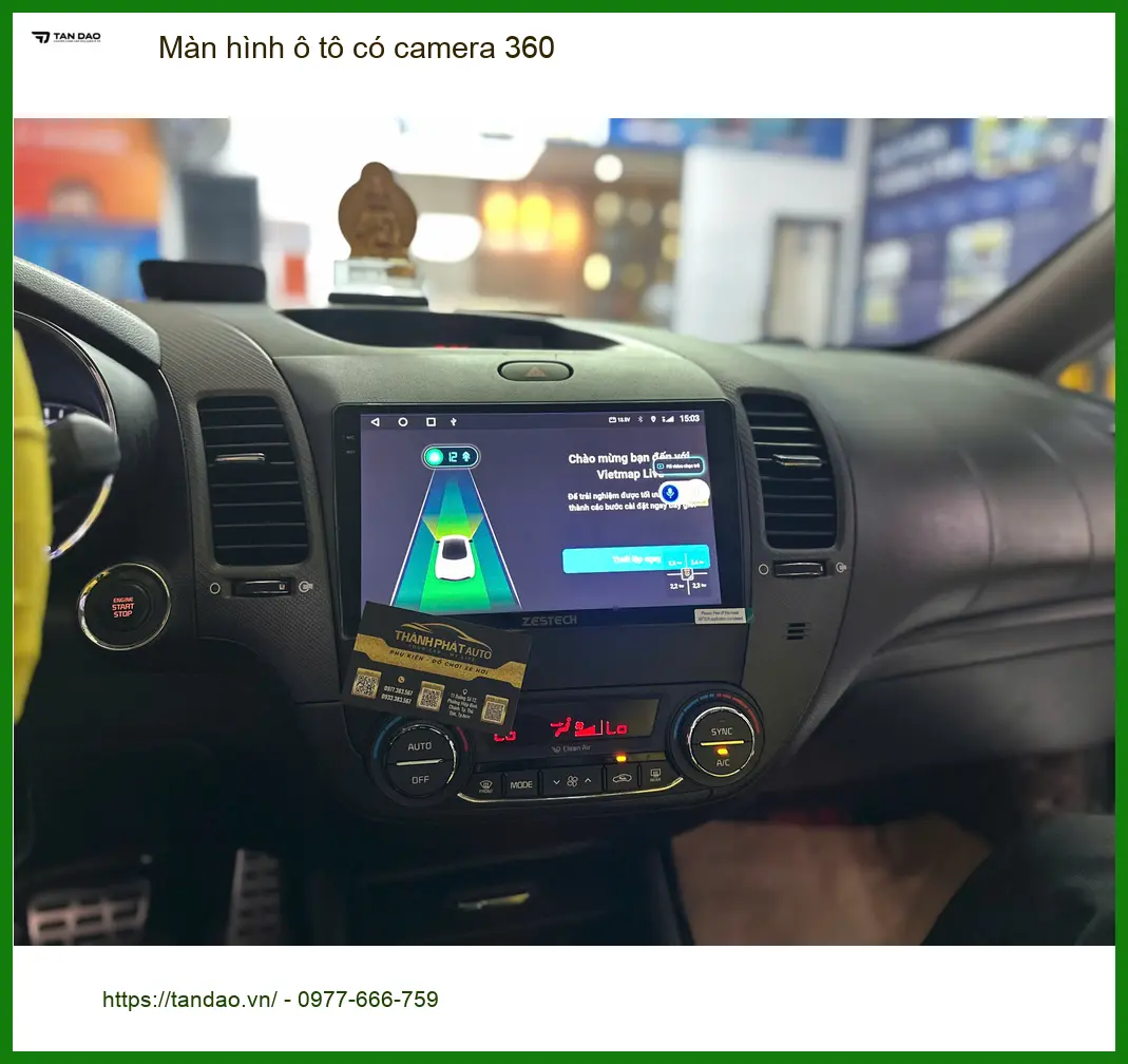 Anh Tùng lắp màn hình ô tô có camera 360 cho Kia Carnival ở Quận 4 ảnh thực tế 5