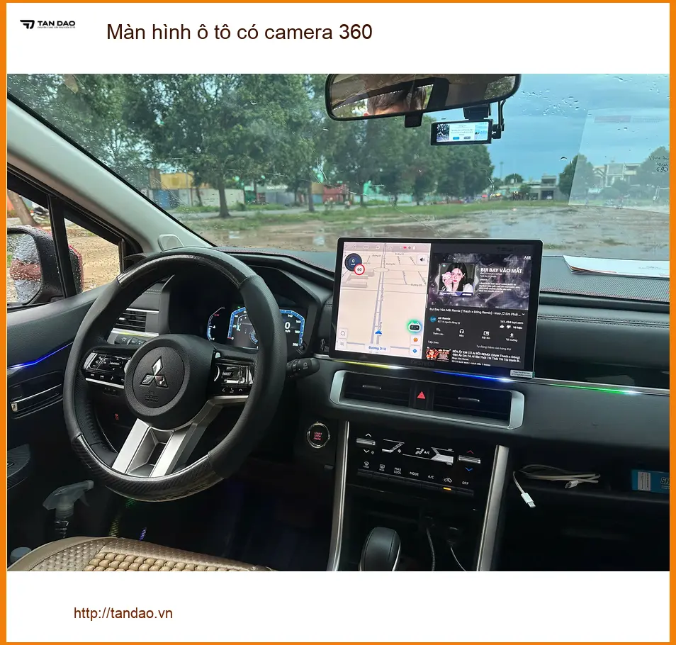 Anh Đạt lắp màn hình ô tô có camera 360 cho Honda Civic ở Quận Bình Tân ảnh thực tế 5