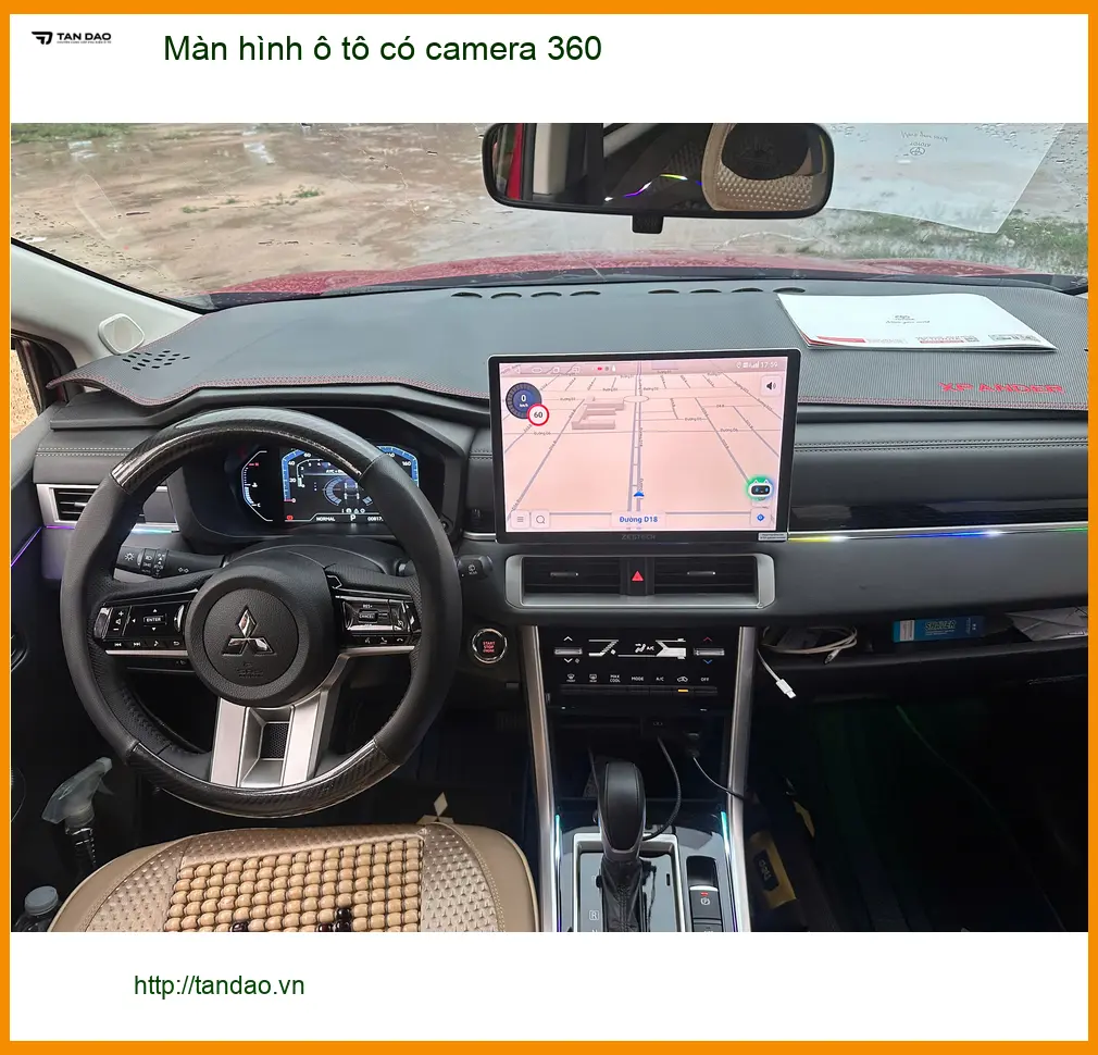 Chị Lan Anh lắp màn hình ô tô có camera 360 cho Kia Sorento ở Quận 3. ảnh thực tế 2