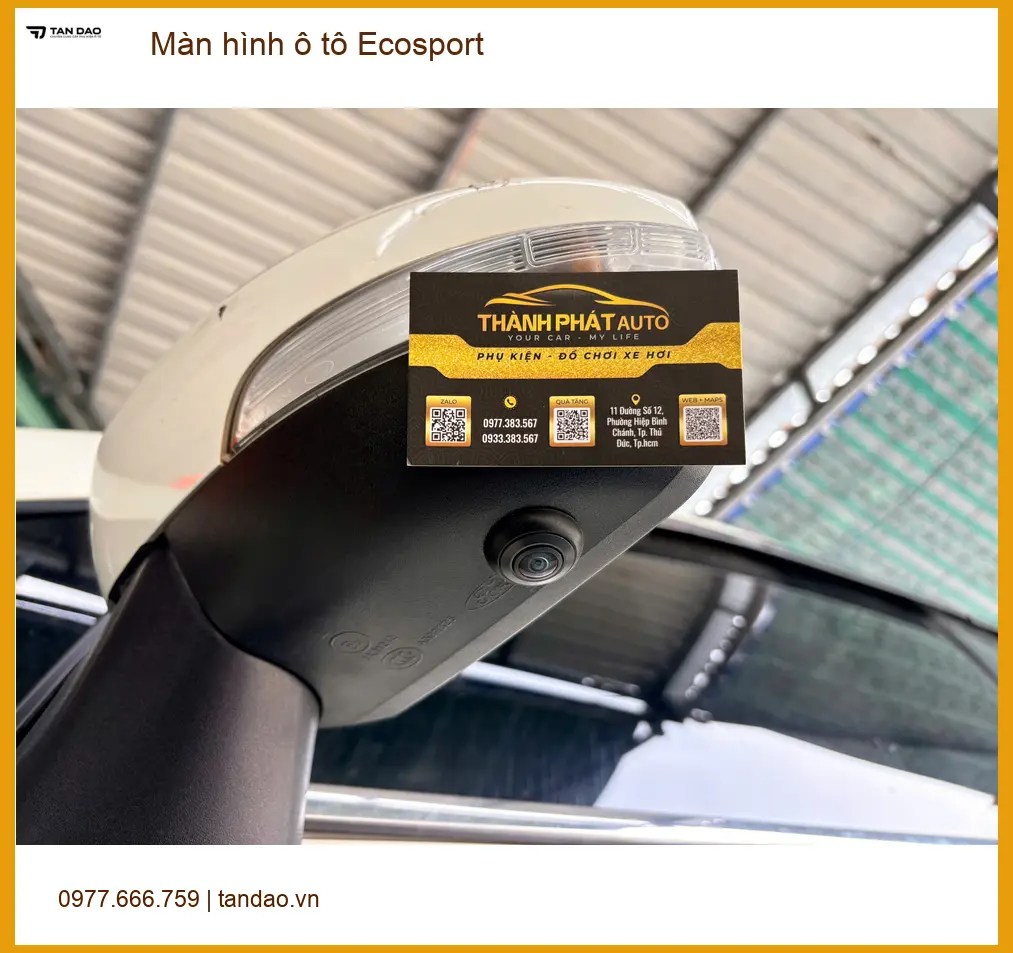 Anh Minh nâng cấp màn hình ô tô Ecosport tại Hóc Môn để trải nghiệm lái xe tốt hơn ảnh thực tế 5