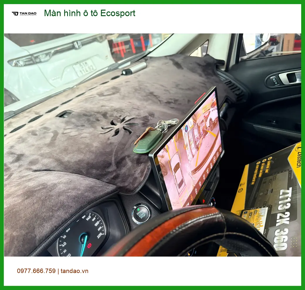 Anh Khang nâng cấp màn hình ô tô Ecosport tại Củ Chi để trải nghiệm công nghệ mới