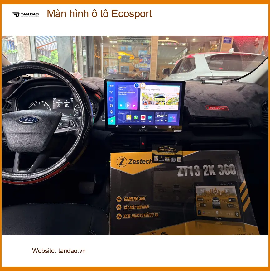 Anh Khang nâng cấp màn hình ô tô Ecosport tại Củ Chi để trải nghiệm công nghệ mới ảnh thực tế 2