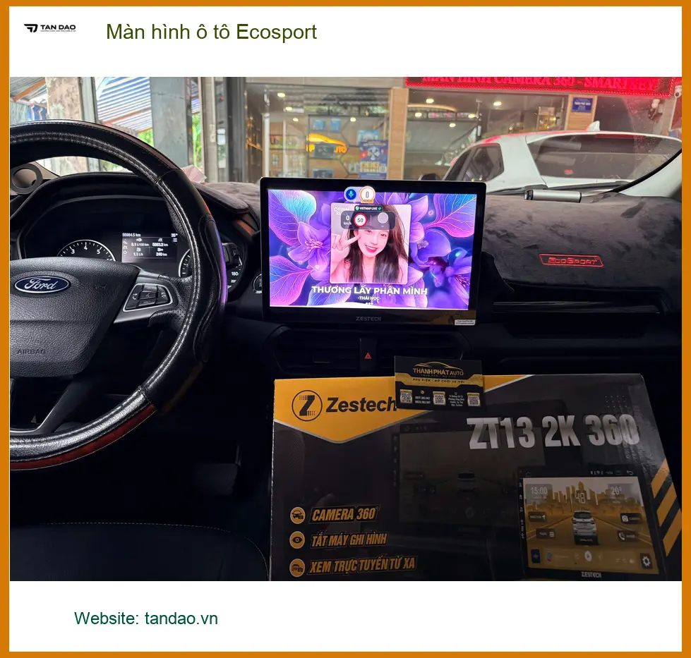 Anh Quang lắp màn hình ô tô Ecosport Quận Tân Phú giá tốt, chính hãng ảnh thực tế 3