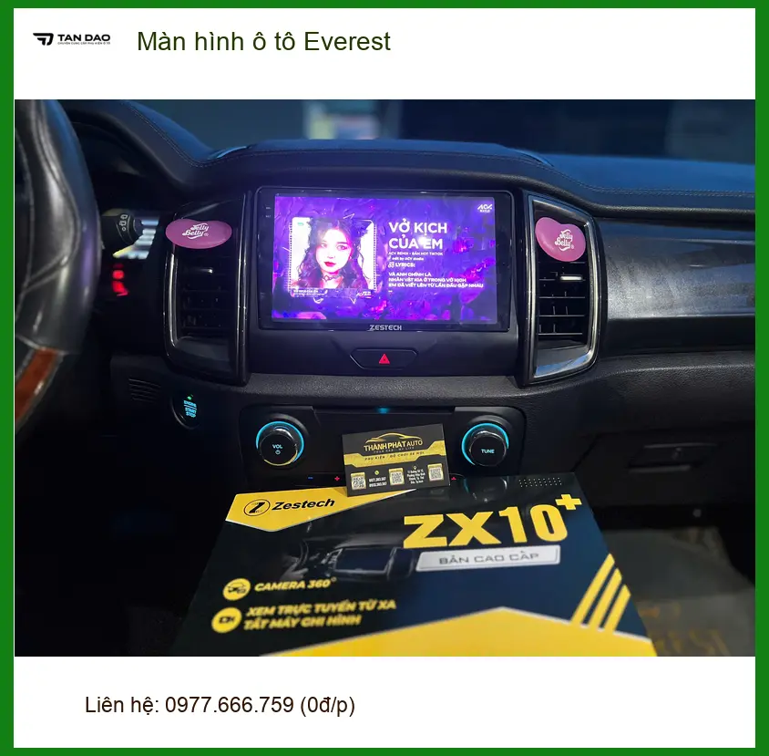 Anh Minh nâng cấp màn hình ô tô Everest vì màn zin chậm, thiếu tính năng tại Nhà Bè ảnh thực tế 4