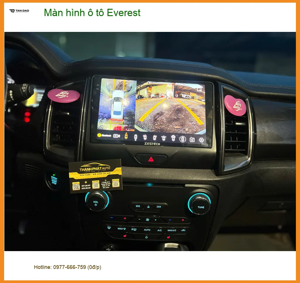 Anh Tấn nâng cấp màn hình ô tô Ford Everest tại Quận 8 để có trải nghiệm thông minh hơn ảnh thực tế 2