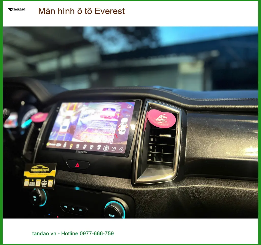 Anh Tấn nâng cấp màn hình ô tô Ford Everest tại Quận 8 để có trải nghiệm thông minh hơn ảnh thực tế 3