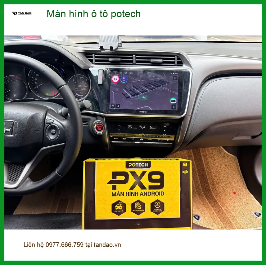 Anh Minh lắp màn hình Potech cho Toyota Camry tại Củ Chi, trải nghiệm giải trí đỉnh cao ảnh thực tế 5