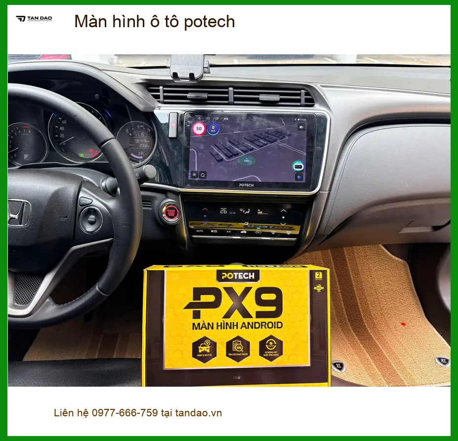 Anh Quang lắp màn hình ô tô Potech cho Suzuki XL7 tại Hóc Môn để trải nghiệm lái xe mượt mà hơn ảnh thực tế 2