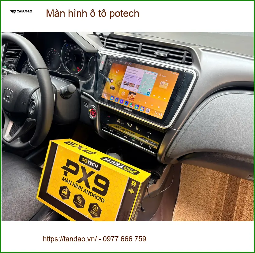 Anh Quang lắp màn hình ô tô Potech cho Suzuki XL7 tại Hóc Môn để trải nghiệm lái xe mượt mà hơn ảnh thực tế 4