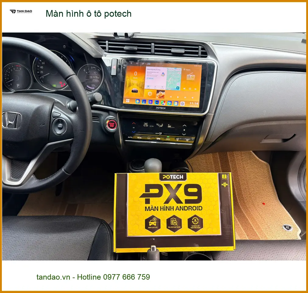 Anh Quang lắp màn hình ô tô Potech cho Suzuki XL7 tại Hóc Môn để trải nghiệm lái xe mượt mà hơn ảnh thực tế 5