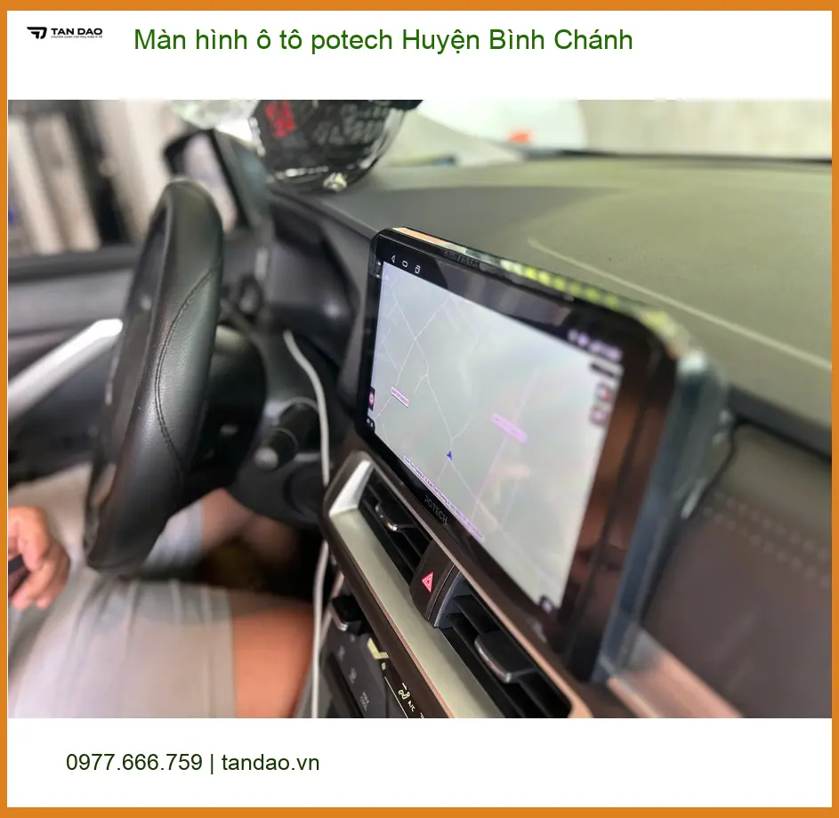 Trung Tâm Lắp Màn Hình Android Ô Tô hình ô tô potech Huyện Bình Chánh - Nâng Cấp Chính Hãng
