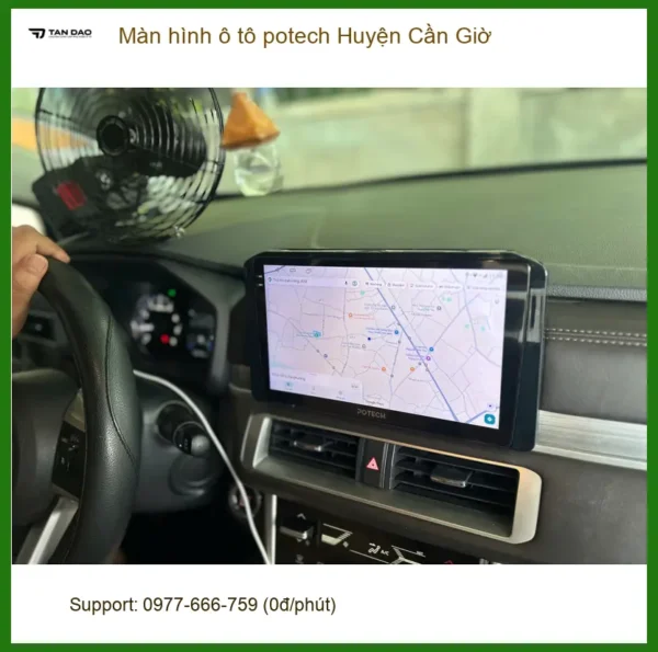 Alternative view of Nơi Gắn Màn Hình Android Ô Tô hình ô tô potech Huyện Cần Giờ - Giá Tốt TPHCM