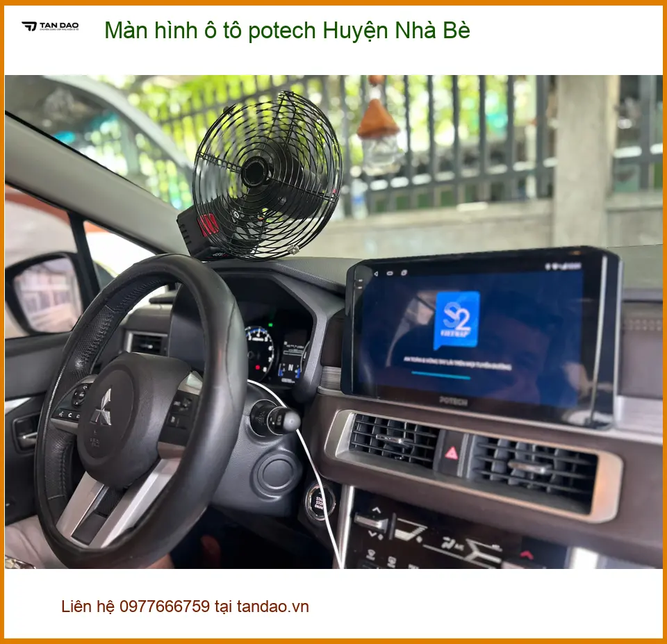 Nơi Lắp Màn Hình Android Ô Tô hình ô tô potech Huyện Nhà Bè - Giá Tốt TPHCM