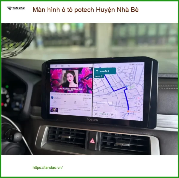 Alternative view of Nơi Lắp Màn Hình Android Ô Tô hình ô tô potech Huyện Nhà Bè - Giá Tốt TPHCM