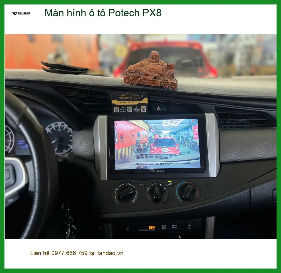 Anh Duy lắp màn hình Potech PX8 cho Toyota Corolla Altis tại Quận 10 ảnh thực tế 2