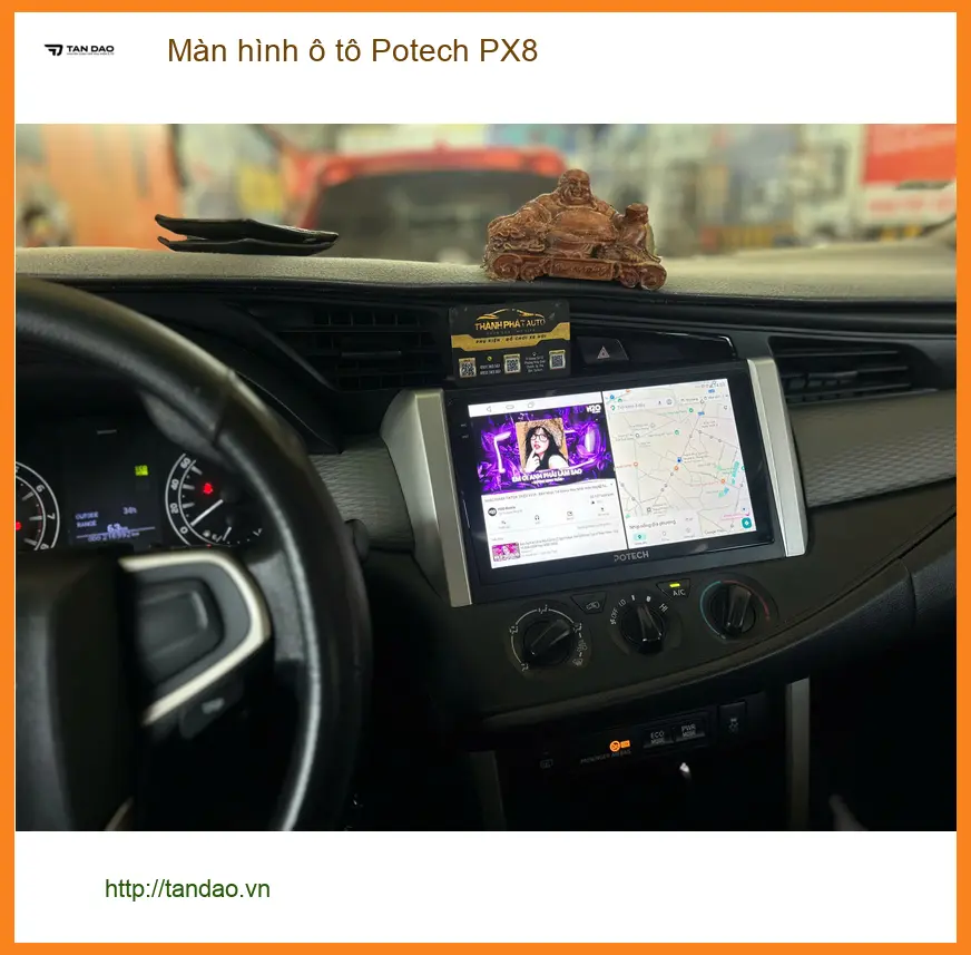 Anh Duy lắp màn hình Potech PX8 cho Toyota Corolla Altis tại Quận 10 ảnh thực tế 3